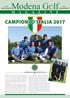 Modena Golf CAMPIONI D ITALIA N 10 - Luglio 2017