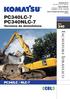Escavatore Idraulico PC340LC-7 PC340NLC-7 PC340LC / NLC-7. Versione da demolizione