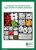 L acquisto e la conservazione degli alimenti in ambito domestico