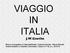 VIAGGIO IN ITALIA. J.W.Goethe
