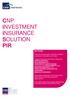 CNP investment insurance SOLUTION PIR