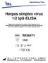 Herpes simplex virus 1/2 IgG ELISA