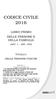 CODICE CIVILE 2016 LIBRO PRIMO DELLE PERSONE E DELLA FAMIGLIA (ART. 1 ART. 455) TITOLO I DELLE PERSONE FISICHE