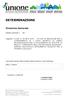 Direzione Generale. Registro generale n. Copia dell'originale della presente determinazione viene trasmessa: Ufficio / Settore