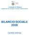 BILANCIO SOCIALE 2008