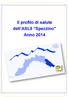 Il profilo di salute dell ASL5 Spezzino Anno 2014