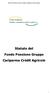 Statuto del Fondo Pensione Gruppo Cariparma Crédit Agricole