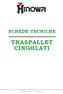 SCHEDE TECNICHE TRASPALLET CINGOLATI