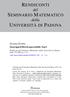 Sui gruppi di Hirsch supersolubili. Nota I. Rendiconti del Seminario Matematico della Università di Padova, tome 12 (1941), p.