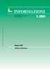 INFORMAZIONI DATI PROVVISORI DELLE AUTOSTRADE ITALIANE IN CONCESSIONE