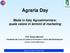 Agraria Day. Made in Italy Agroalimentare: quale valore in termini di marketing