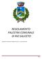 REGOLAMENTO PALESTRA COMUNALE DI RIO SALICETO. Approvato con Delibera di Consiglio Comunale n. 33 del 10 aprile Pag. 1