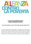 LA LOTTA ALLA POVERTÀ IN ITALIA: SIAMO AL MOMENTO DECISIVO