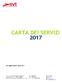CARTA CARTA DEI SERVIZI 2017