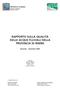 RAPPORTO SULLA QUALITÀ DELLE ACQUE FLUVIALI DELLA PROVINCIA DI RIMINI
