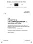 PARLAMENTO EUROPEO. Commissione per l'ambiente, la sanità pubblica e la sicurezza alimentare ***II PROGETTO DI RACCOMANDAZIONE PER LA SECONDA LETTURA