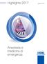 Highlights Edizione 2/2017. Anestesia e medicina di emergenza