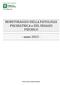 MONITORAGGIO DELLA PATOLOGIA PSICHIATRICA e DEL DISAGIO PSICHICO. - anno Osservatorio Epidemiologico