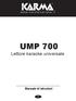 UMP 700 Lettore karaoke universale Manuale di istruzioni