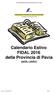 Calendario Estivo FIDAL 2016 della Provincia di Pavia (aprile - ottobre)
