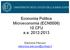 Economia Politica Microeconomia (ECN0006) 10 CFU a.a Eleonora Pierucci