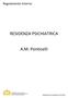 Regolamento Interno RESIDENZA PSICHIATRICA. A.M. Ponticelli