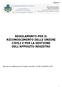 Allegato A REGOLAMENTO PER IL RICONOSCIMENTO DELLE UNIONI CIVILI E PER LA GESTIONE DELL APPOSITO REGISTRO