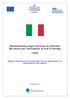 Benchmarking sugli interventi di politiche del lavoro per contrastare la crisi in Europa. Italia