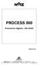 PROCESS 500. Processore digitale effetti