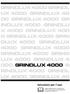 GRINDLUX 4000 GRINDL UX 4000 GRINDLUX GRINDLUX 4000 G