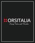 ORSITALIA Luxury Custom-made Furniture