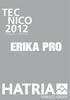 TEC NICO 2012 TECHNICAL CATALOGUE ERIKA PRO