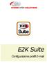 E2K Suite. Configurazione profili