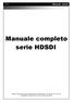 Manuale completo serie HDSDI