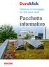 Sistema di montaggio su tetti piani verdi. Pacchetto informativo