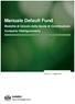 Manuale Default Fund. Modalità di Calcolo della Quota di Contribuzione Comparto Obbligazionario