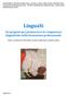 LinguaSì. Un progetto per promuovere le competenze linguistiche nella formazione professionale