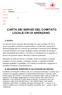 CARTA DEI SERVIZI DEL COMITATO LOCALE CRI DI ARENZANO