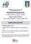 FEDERAZIONE ITALIANA GIUOCO CALCIO LEGA NAZIONALE DILETTANTI DELEGAZIONE PROVINCIALE LECCE