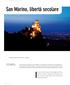 Icentri storici di San Marino e di Borgo Maggiore ed il Monte