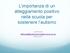 L importanza di un atteggiamento positivo nella scuola per sostenere l autismo. Lalli Howell