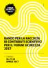 BANDO PER LA RACCOLTA DI CONTRIBUTI SCIENTIFICI PER IL FORUM SICUREZZA 2017