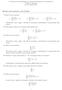 Tutorato di Complementi di Analisi Matematica e Statistica Parte di Analisi 6 e 10 aprile 2017