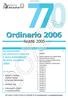 BOZZA INTERNET. Ordinario Redditi 2005 ISTRUZIONI PER LA COMPILAZIONE