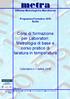 metra Officine Metrologiche Meridionali Programma Formativo 2016 Sicilia