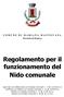 C O M U N E D I M A R I A N A M A N T O V A N A. Provincia di Mantova. Regolamento per il funzionamento del Nido comunale