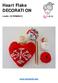Heart Flake DECORATION