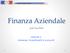 Corso di Laurea in Economia e Finanza. Finanza Aziendale. prof. Luca Piras. Lezione 6 Interesse, investimenti e consumi