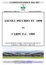 ASCOLI PICCHIO FC 1898 CARPI F.C. 1909