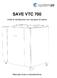 SAVE VTC 700. Unità di ventilazione con recupero di calore. Manuale d uso e manutenzione